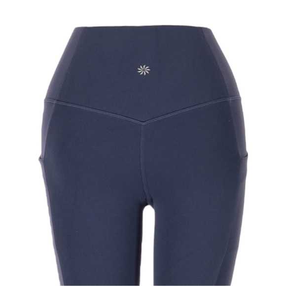 Athleta Salutation Stash Pocket II Capri Leggings 2X NWT PowerVita Mesh Workout - Picture 5 of 13